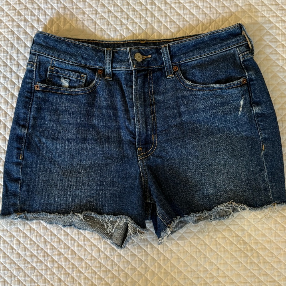 Old Navy High-Rise OG Straight Secret -Smooth Pockets Jean Shorts